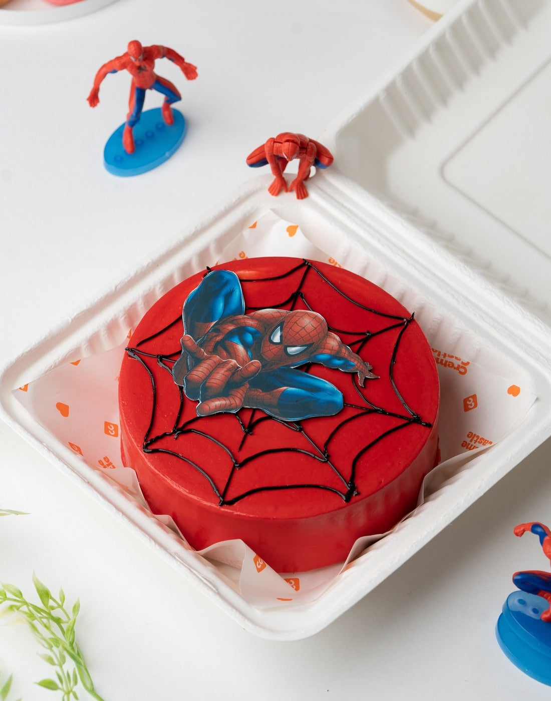 Spiderman Photo Cake