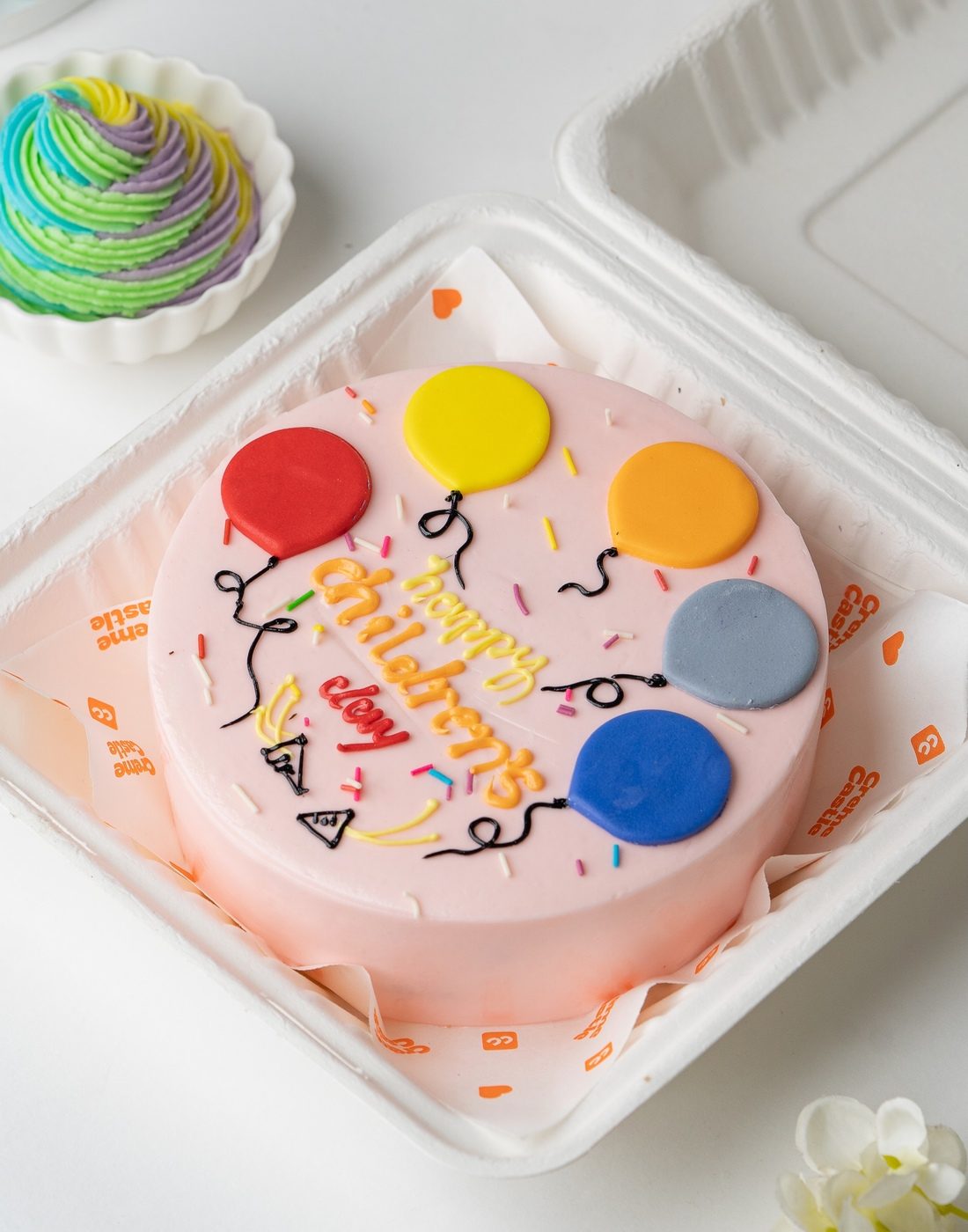 Balloon Bento Cake