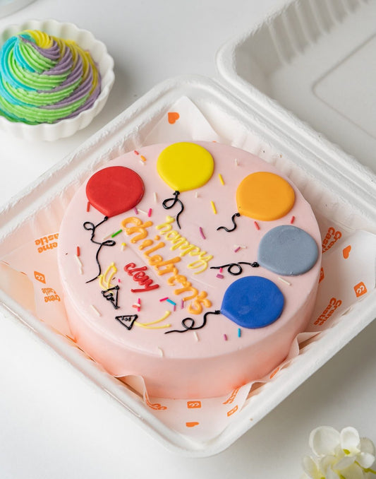 Balloon Bento Cake