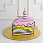 Comic Toon Slice Shape Cake