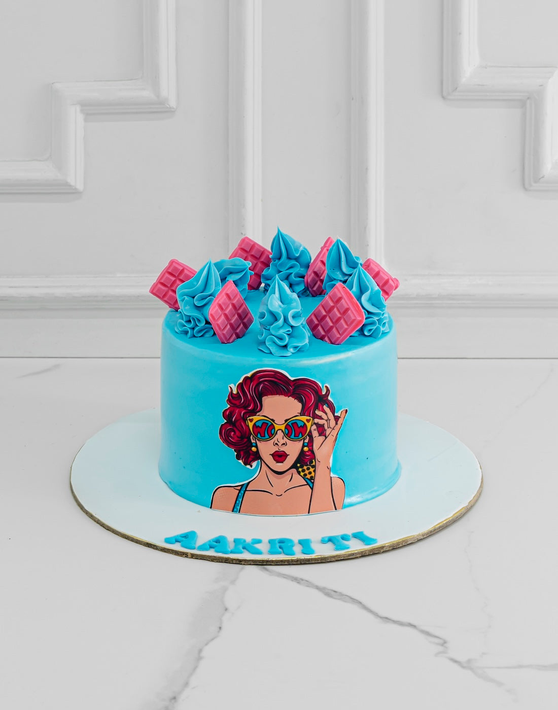 Cool Girl Theme Cake