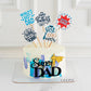 Super Dad Theme Cake