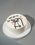 Meme Age Theme Cake