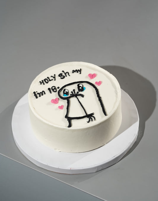 Meme Age Theme Cake