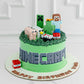 Minecraft Fam Theme Cake