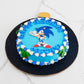 Sonic Photo Cake