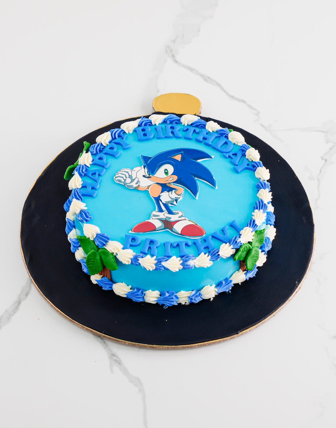 Sonic Photo Cake