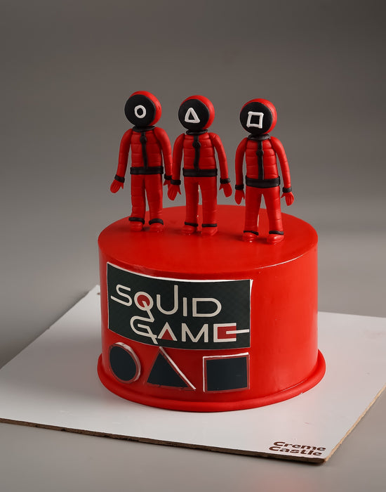 Squid Game Theme Cake – Creme Castle