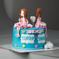 Twin Daughter Theme Cake