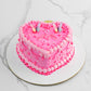 Pink Cintage Butterfly Cake