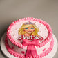 Barbie photo cake