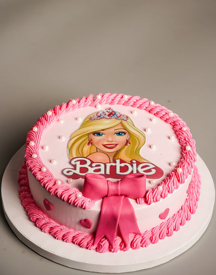 Barbie Photo Cake for Kids