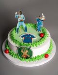 Cricket theme Cake