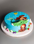 Mermaid theme photo Cake