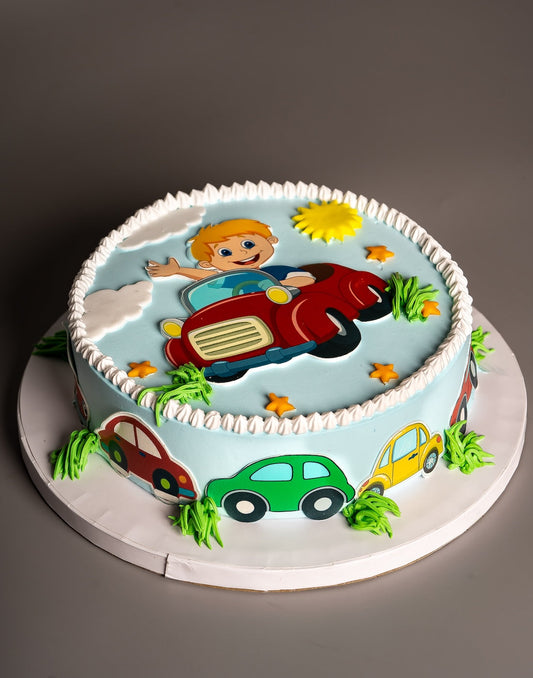 Cocomelon boy photo cake