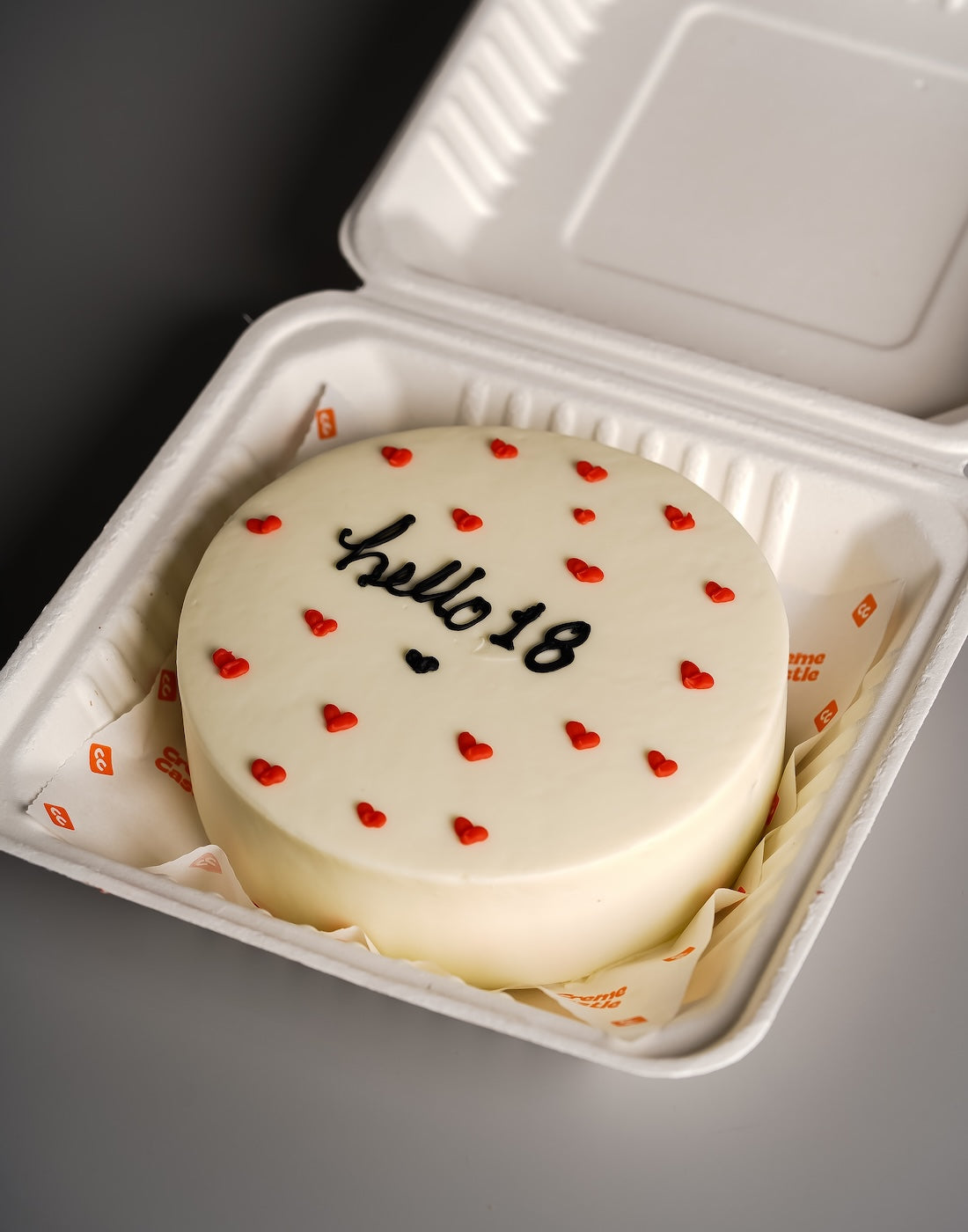 Bento hearts cake