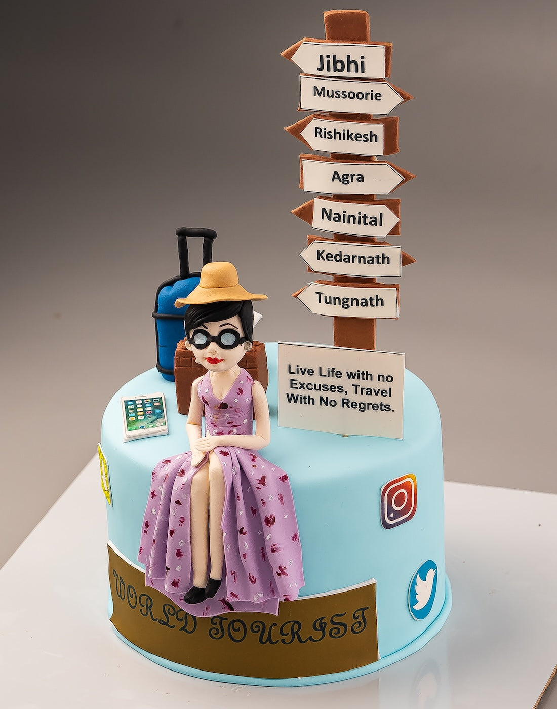 Travel Diva Cake