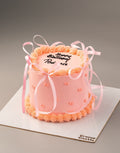Peach Ribbon Cake
