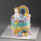 Rainbow and Unicorn Cake