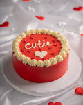 Cute Valentine Theme Cake