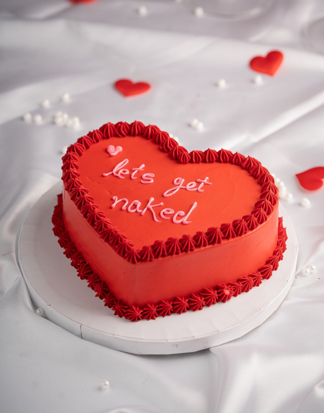 Naked Valentine Cake