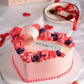 Secret Message Valentine Cake