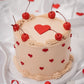 Cherry Valentine Cake