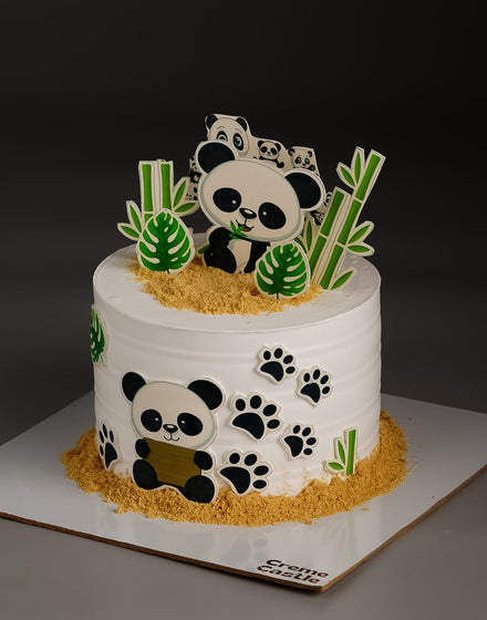 Panda Bamboo Cake