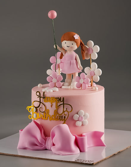 Floral Girl Cake