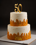 Fiery 50th Birthday Cake