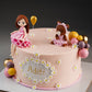 Girl Teddy Friendship Cake