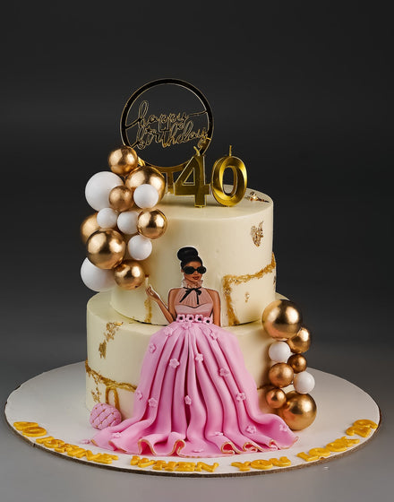 Sassy Diva Tier Cake