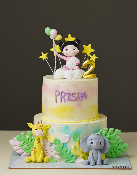 Girl Jungle Cake