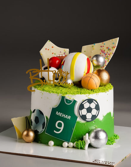 Order Football Fanatic Cake from Creme Castle