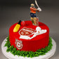 Kings 11 Punjab IPL Cake