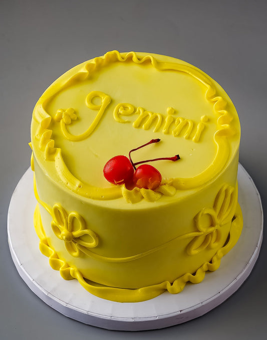 Gemini Aesthetic Cake