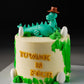 Dino Theme Cute Cake