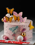 Butterfly n Balls Cake