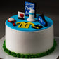 Badminton Player Cake