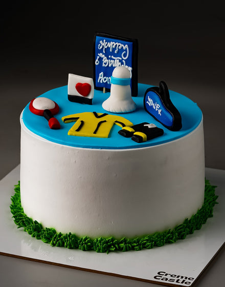 Badminton Player Cake