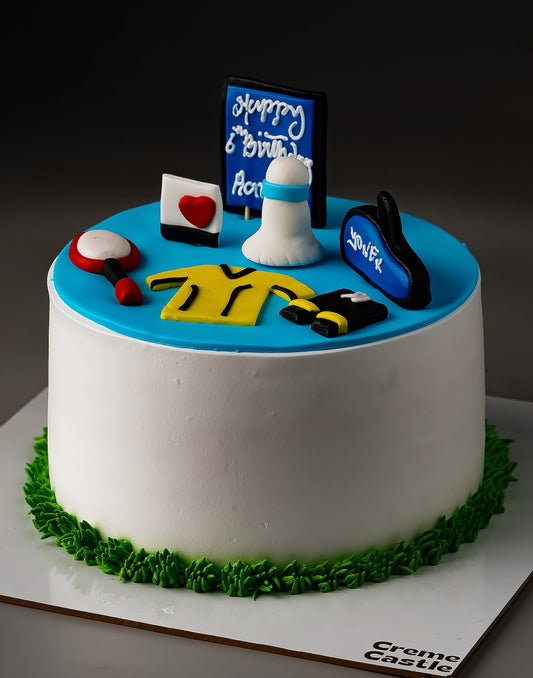 Badminton Player Cake