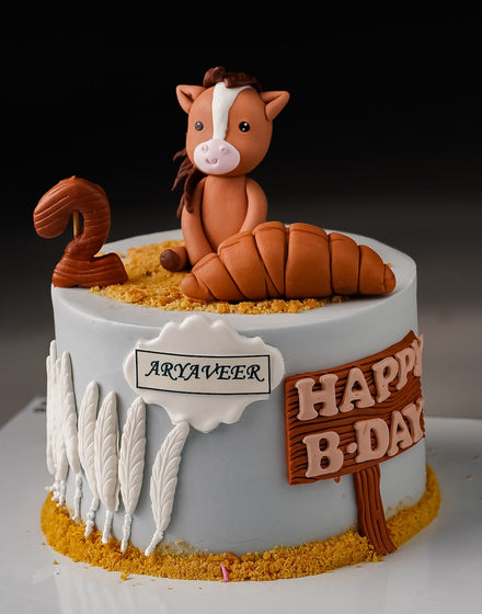Horse Theme Cake