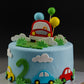 Car Theme Balloon Cake
