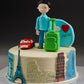 Travel Theme Celebration Cake