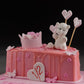 6 Months Teddy Cake