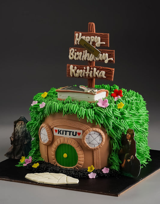 LOTR Theme Hobbit Cake