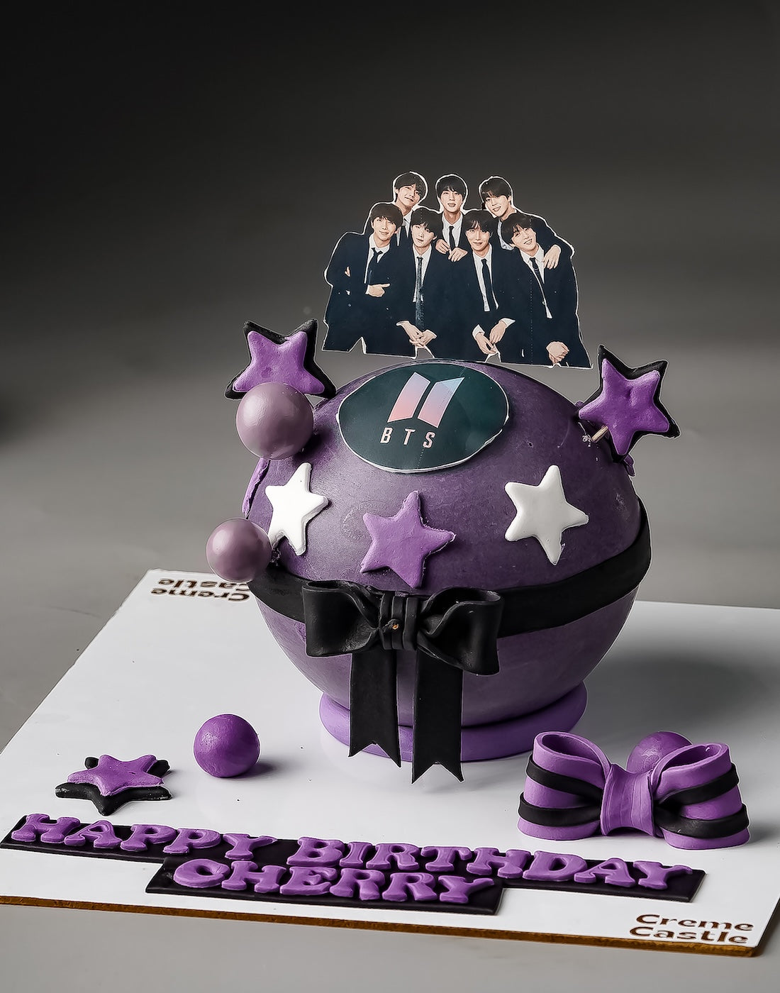 BTS Theme Pinata Cake