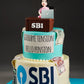 Bank Retirement Cake