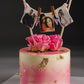 Photo Floral Ombre Cake