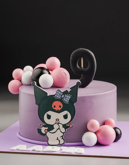 Kuromi Pastel Cake